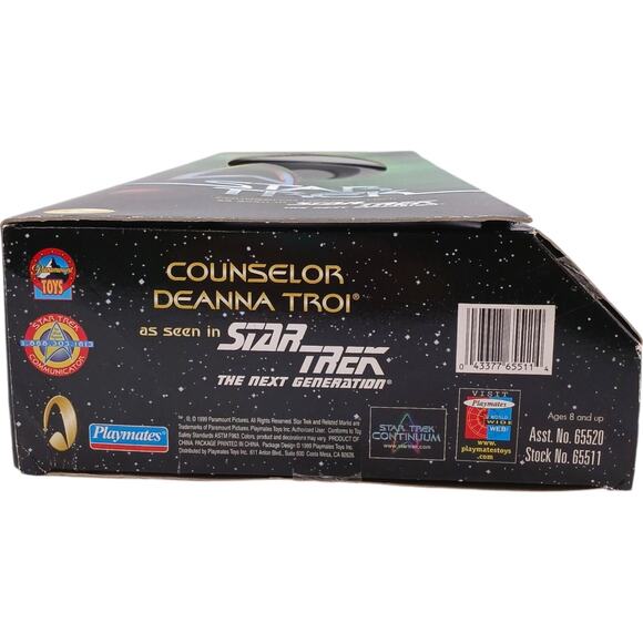 VTG Counselor Deanna Troi STAR TREK TNG 12" The Women of Star Trek 1999 New - Picture 6 of 11